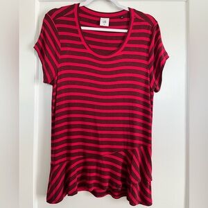 CABI Sweet Talk Striped Tee, Medium